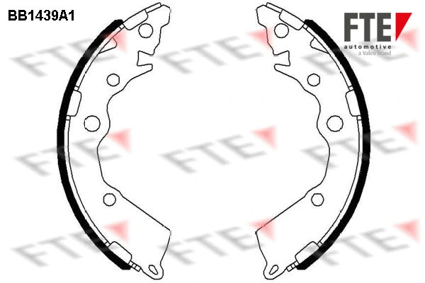 Brake Shoe Set (BB1439A1)