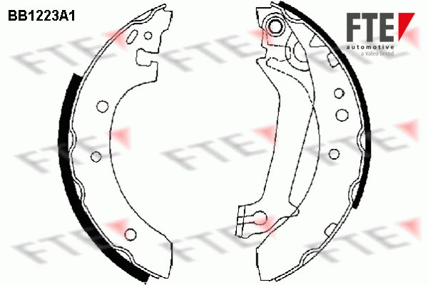 Brake Shoe Set (BB1223A1)