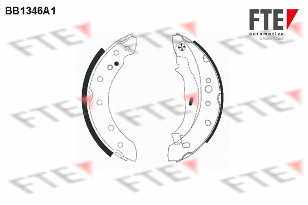 Brake Shoe Set (BB1346A1)