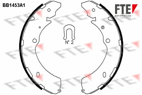 Brake Shoe Set (BB1453A1)