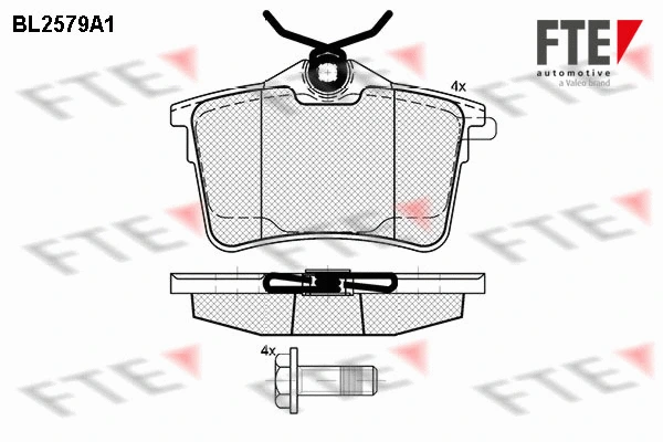 Brake Pad Set, disc brake (9010830)