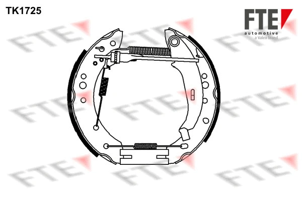 Brake Shoe Set (TK1725)