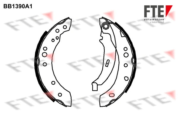 Brake Shoe Set (BB1390A1)
