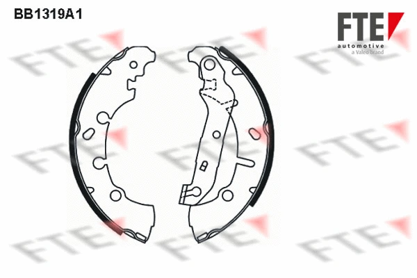 Brake Shoe Set (BB1319A1)