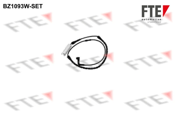 Warning Contact, brake pad wear (BZ1093W-SET)