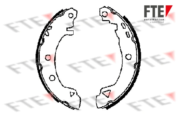 Brake Shoe Set (BB1105A2)