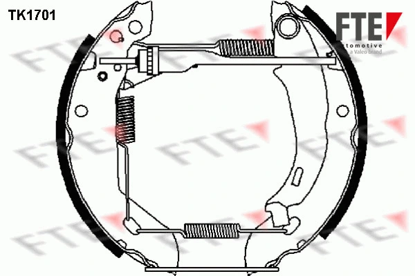 Brake Shoe Set (TK1701)