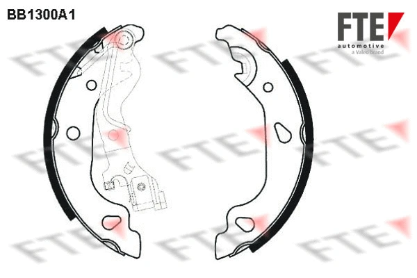 Brake Shoe Set (BB1300A1)