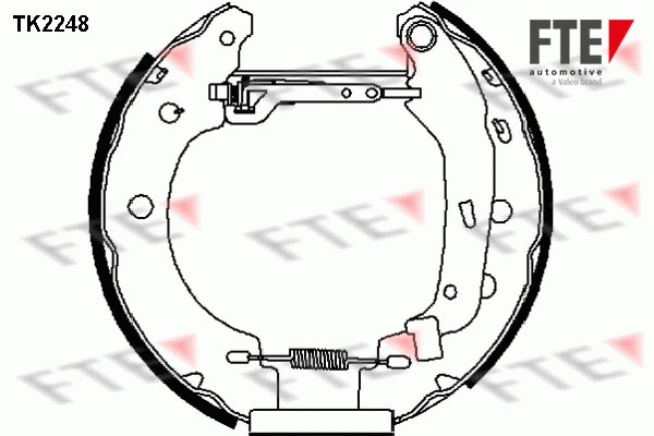 Brake Shoe Set (TK2248)