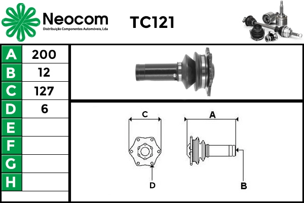 Drive Shaft (TC121)