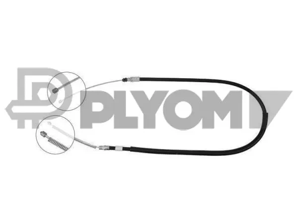 Cable Pull, parking brake (P762432)