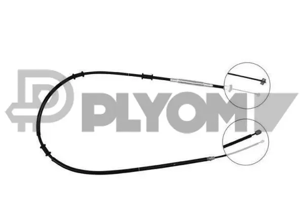 Cable Pull, parking brake (P761027)