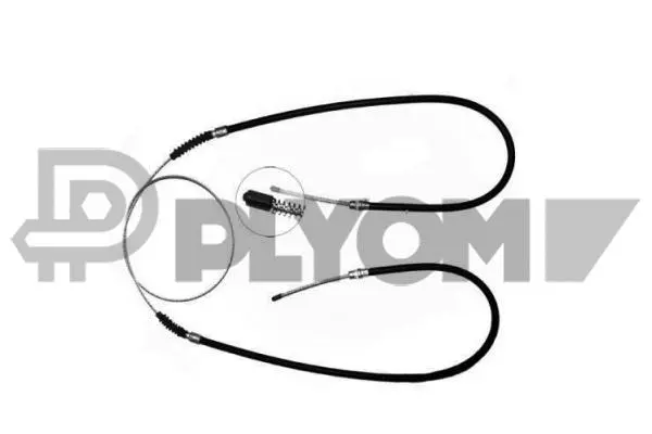 Cable Pull, parking brake (P037740)