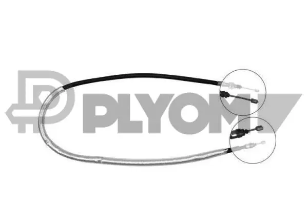 Cable Pull, parking brake (P038307)