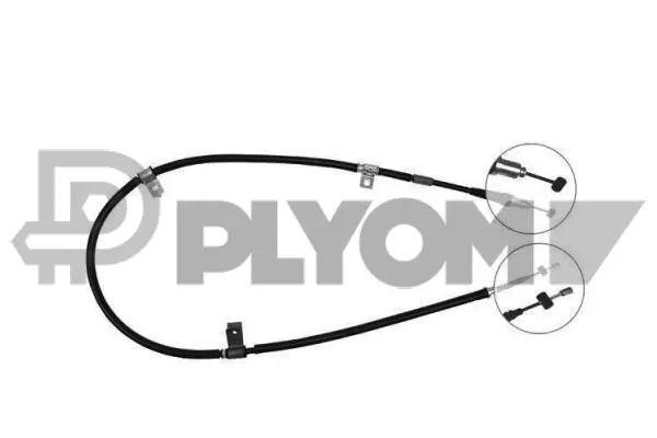 Cable Pull, parking brake (P708087)