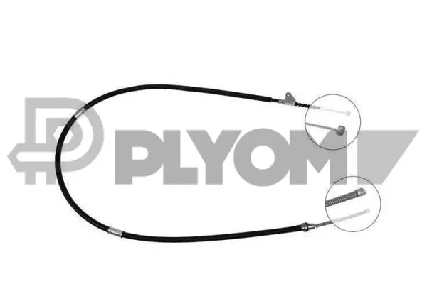 Cable Pull, parking brake (P762748)