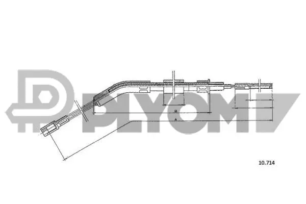 Cable Pull, parking brake (P762984)
