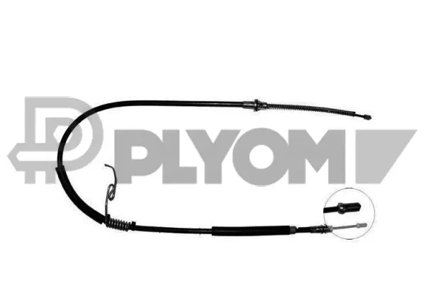 Cable Pull, parking brake (P088002)