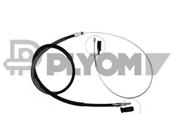 Cable Pull, parking brake (P765874)