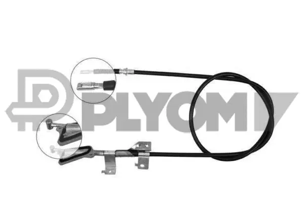 Cable Pull, parking brake (P761860)