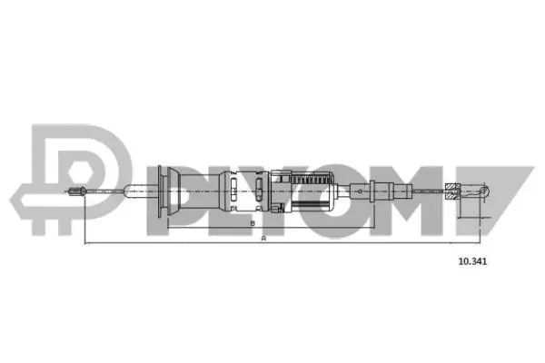 Cable Pull, clutch control (P762930)
