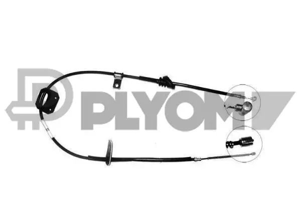 Cable Pull, parking brake (P762662)