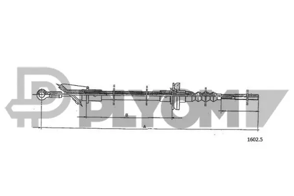 Cable Pull, clutch control (P760769)