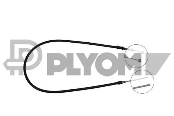 Cable Pull, parking brake (P761556)