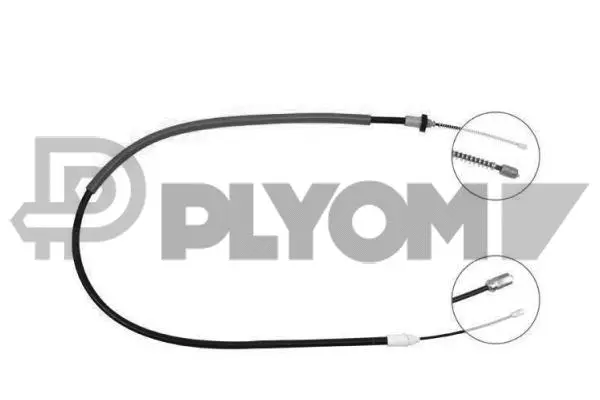 Cable Pull, parking brake (P028324)