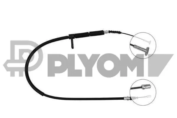 Cable Pull, parking brake (P019032)