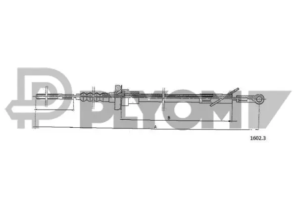 Cable Pull, clutch control (P766313)