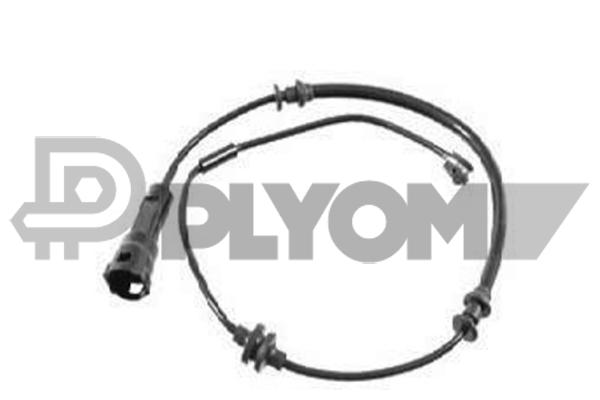 Warning Contact, brake pad wear (P482537)