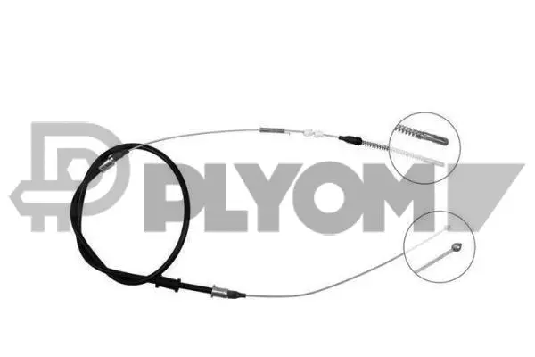 Cable Pull, parking brake (P489006)