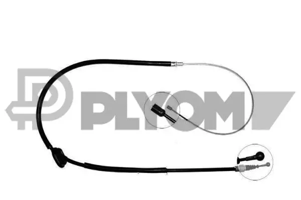 Cable Pull, parking brake (P760166)