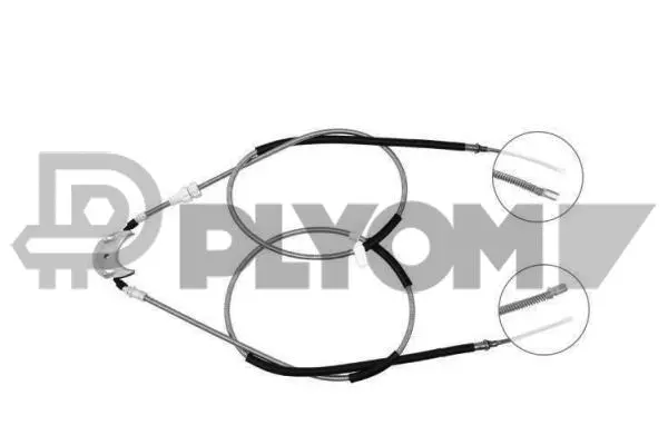 Cable Pull, parking brake (P088082)