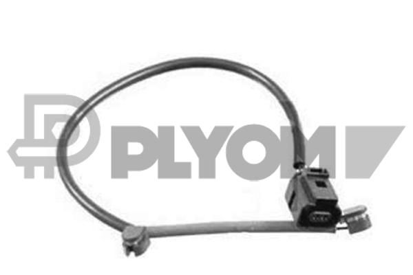 Warning Contact, brake pad wear (P755103)