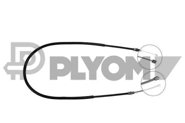 Cable Pull, parking brake (P025220)