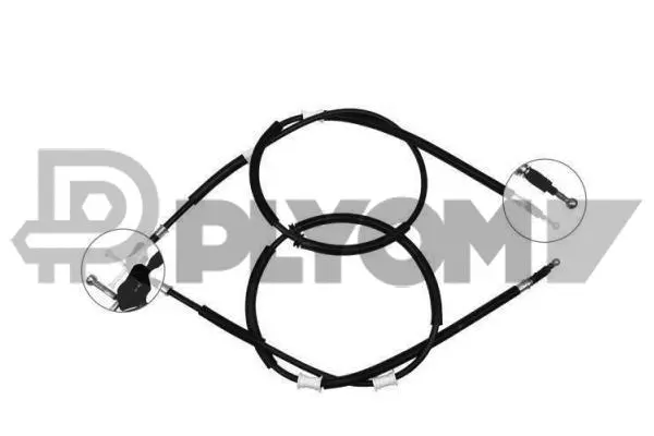 Cable Pull, parking brake (P489101)