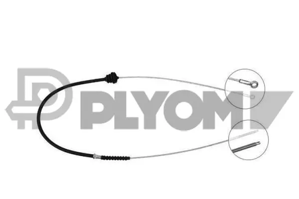 Cable Pull, parking brake (P105153)