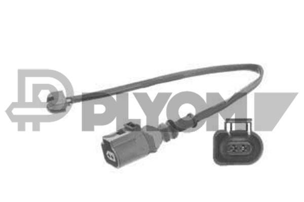 Warning Contact, brake pad wear (P755104)