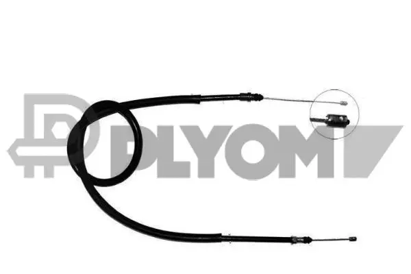 Cable Pull, parking brake (P026592)