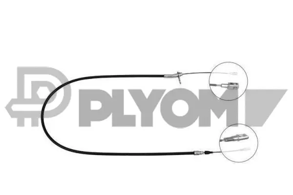 Cable Pull, parking brake (P766231)