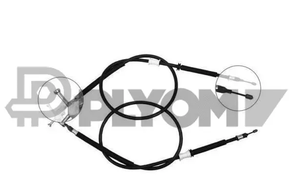 Cable Pull, parking brake (P489022)