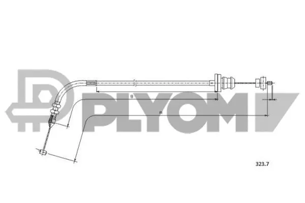Accelerator Cable (P761677)