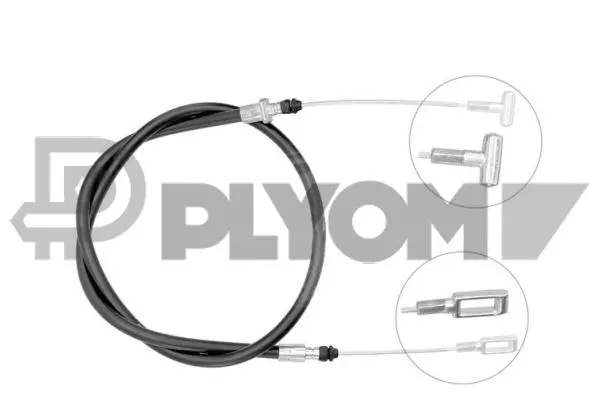 Cable Pull, parking brake (P761046)