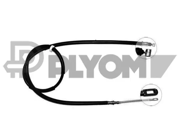 Cable Pull, parking brake (P708079)