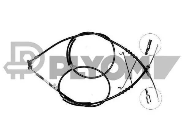 Cable Pull, parking brake (P088063)