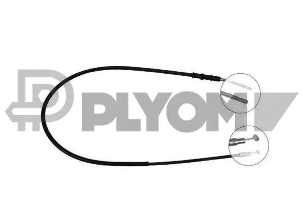 Cable Pull, parking brake (P763182)