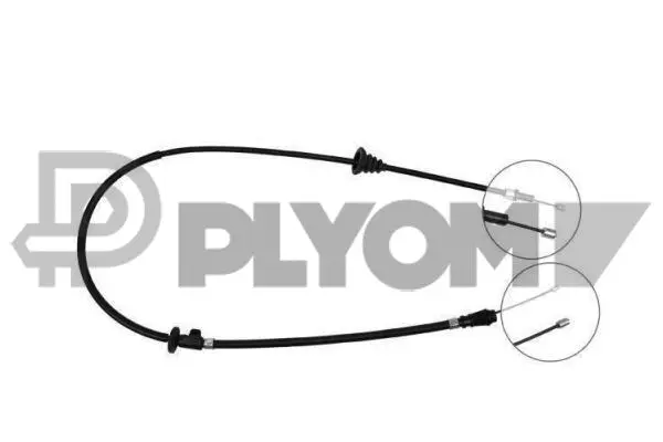 Cable Pull, parking brake (P258008)