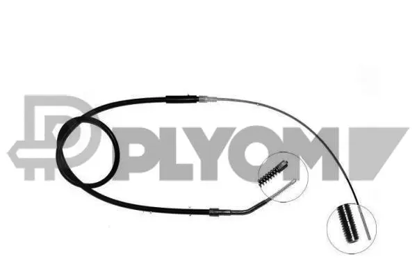 Cable Pull, parking brake (P208005)